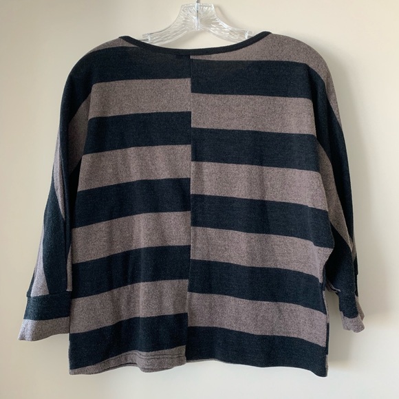 Brown and Black Striped Sweater - Picture 2 of 3